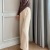 [470G Knitted Cashmere Wide-Legged Pants] Casual Gas Warranty Warm Winter Mopping Women's Pants Slim High Waist Loose