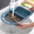Foldable Vegetable Washing Basin, Vegetable Basket, Drain Basket, Portable Household