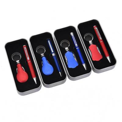 Creative Multi-Functional Gift Knife Set Custom Logo Enterprise Office Business Gift Keychain Knife Gift Set