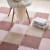 Stitching Velvet Floor Mat Suede Carpet Puzzle Foam Mat Eva Bedroom Full Bed Home Floor Mat Crawling Mat Manufacturer