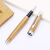 Creative Natural Bamboo Pen Customized Enterprise Logo Business Office Bamboo Signature Pen Fashion Bamboo Roller Pen