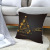 Gm166 Peach Skin Fabric Black Gold Christmas Pillow Cover New Cross-Border Hot Snowflake Letters Sofa Cushion Cover