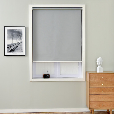 PVC Roller Shutters Curtain Hole-Free Installation Bedroom Half Shade Sunshade Flame Retardant UV Resistant Japanese Hanging Curtain