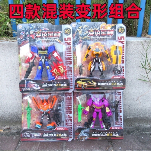 967 deformation star god 899-300 suction plate installation deformation autobots four mixed manual assembly toys wholesale