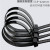 30.48 Zipper Tie Heavy-Black Zipper Tie | Cable Tie Cable Tie Winding Black