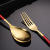 INS Style Stainless Steel Portable Tableware Student Tableware Three-Piece Set Fork Spoon Chopsticks Gift Portable Set