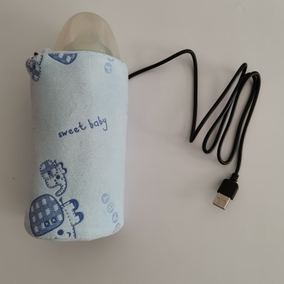 Newborn Baby Baby Bottle Insulation Cover USB Thermostat Heater Portable Warm Milk Constant Temperature Insulation Bag 