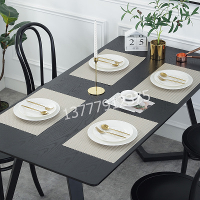 Direct Selling Placemat High Temperature Resistant PVC Dining Table Cushion Non-Slip and Hot Pot Bowl Coaster Daily Kitchen Tools Dinner Plate Heat Proof Mat