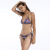 European and American Swimwear Sexy Triangle Bikini Ethnic Print Strap Popular Bikini