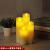 Factory Direct Sales Electric Candle Lamp LED Candle Buddha Lamp Cylindrical Christmas Halloween Lighting Home Wedding Props