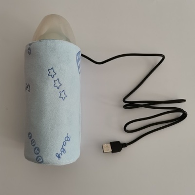 USB Baby Bottle Insulation Cover Heater Smart Constant Temperature Velcro Go out Portable Toddler Warm Milk Hot Milk