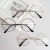 Prince Glasses Plain Glasses round Retro Metal Frame Gift Korean Harajuku Plain Glasses Men and Women Manufacturers