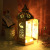 Ranadan Autumn Month Light Iron Metal Table Wind Lamp Crafts Arab Lantern