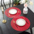 Direct Selling Placemat High Temperature Resistant PVC Dining Table Cushion Non-Slip and Hot Pot Bowl Coaster Daily Kitchen Tools Dinner Plate Heat Proof Mat