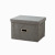 Linen Japanese Style Covered Folding Storage Box Wardrobe Drawer Clothes Box Large Capacity Home Finishing Storage Box