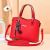 New on Autumn Women's Bag New 2020 Fashion Trendy Handbag Ins Solid Color Shoulder Cross Body Bucket Bag