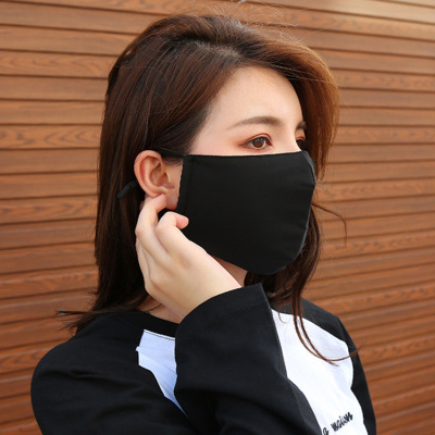 Mask Pure Cotton Korean Black Fashion Adult Outdoor Riding Dustproof Sun Protection Mask Dustproof Mask