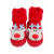 Winter New Red Thick Baby Toddler Shoes Socks Baby Toddler Cartoon Doll Socks Christmas Terry Leather Bottom Socks