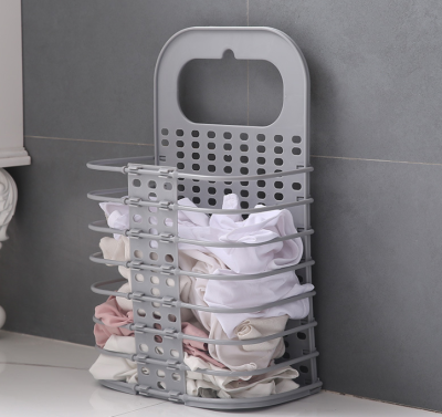 Household Foldable Laundry Basket Bathroom Bathroom Wall-Mounted Dirty Clothes Basket Storage Basket Bucket Basket Clothing Toys