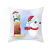 Cartoon Watercolor Christmas Pillowcase Custom Cute Christmas Snowman Sofa Cushion Throw Pillowcase Cross-Border Hot Sale