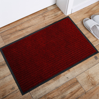 Hot-Selling PVC Three-Stripe Carpet Absorbent Non-Slip Floor Mat Hotel Runner Rug Hallway Doormat Carpet Source Customization