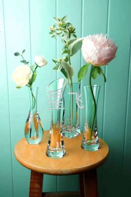 Medium and High-Grade Acrylic Pc Vase Simple Style Transparent Small Vase Plastic Vase