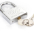 Padlock Square One-Word Key Electroplating Lock Factory Direct Sales