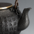 Iron Pot Cast Iron Tea Kettle Tea Brewing Pot Tea Cooker Loop-Handled Teapot Iron Teapot Pig Iron Pot Cast Iron Handmade Uncoated