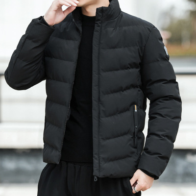 Men's Coat Winter New Cotton Coat Couple's Korean-Style Slim-Fit Trendy Short Cotton-Padded Jacket Workwear down Men's Clothing Cotton Clothing