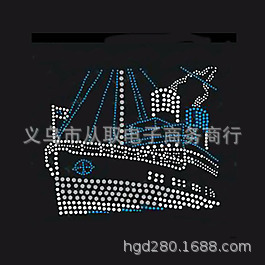 爆款烫图高端个性烫钻潮牌服饰DIY烫钻烫图来图可定制