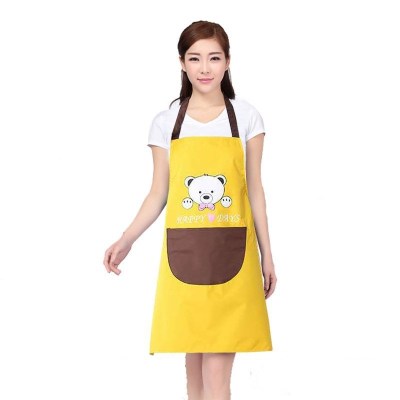 Apron Waterproof Oil-Proof Kitchen Adult Korean Fashion Thickened Men and Women Stain-Proof