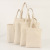 Customized 100% Cotton Canvas Shoulder Bag Supermarket Shopping Storage Canvas Bag Student Cram School Cotton Material Bag