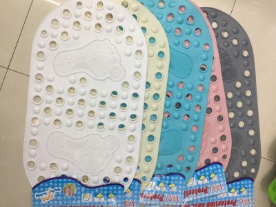 Round Hole Foot Bathroom Non-Slip Mat Shower Bath Mat Bathtub Toilet Waterproof Floor Mats Home Ground Mat