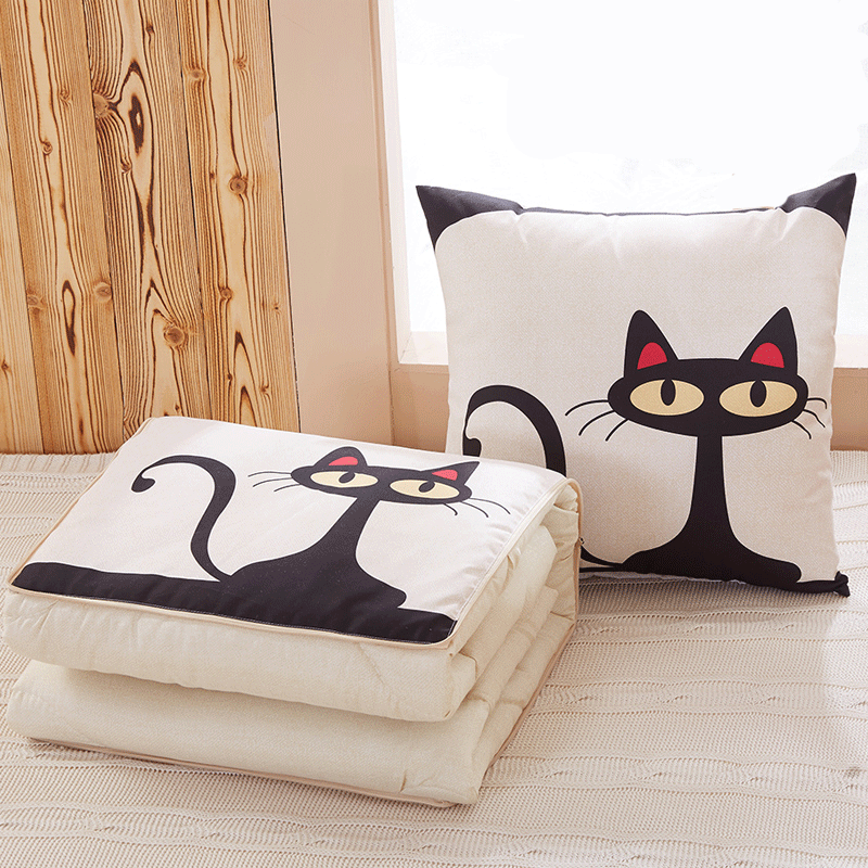 定制批发两用抱枕被 汽车抱枕 多功能卡通空调抱枕靠垫两用被