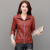 Spring, Autumn and Winter New Leather Coat Female PU Leather Jacket Korean Style Slim-Fitting Short Leather Jacket Women's Clothes Clothes Tops