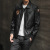 AliExpress Men's Autumn and Winter Thin Workwear Multi-Pocket Leather Jacket Lapel US Air Force Flight Clothes PU Leather Men