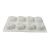 8-Piece Fur Ball Mousse Cake Mold Donut Silicone Mold French Dessert Sesameball Chocolate Baking Tools