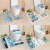 Cross-Border Hot Selling Flannel Printing Toilet Three-Piece Set Home Cartoon Pattern Absorbent Floor Mat Bathroom Non-Slip Mat