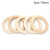 Factory Direct Sales 15mm ~ 100mm DIY Accessories Wood Color Wooden Ring Hanging Ring Wooden Ring Handbag Fastener