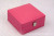 Currently Available Factory Direct Sales PU Rattan Striped Square Jewelry Box Custom Necklace Ring Storage Box Portable Delicate Box