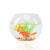 Small Fish Tank Thick Transparent Glass Vase Turtle Jar Living Room Home Desktop round Hydroponic Ornaments