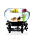 Living Room Creative Glass Vase Fish Tank Fan Hydroponic Tank Glass Fish Tank round Household Fish Globe Ornaments