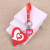 Factory Direct Sales Currently Available Creative Cartoon Key Button Couple's Peach Heart Handbag Pendant Gift Wholesale