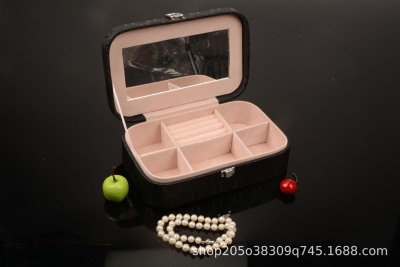 Currently Available Factory Direct Sales Pu English Letter Jewelry Box Custom Necklace Ring Storage Box Always Stock a Large Currently Available