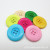 Spot Supply 3.8cm Yuan Edge Resin Button Decorative Buckle Windbreaker Button Big round Edge Button