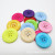 Spot Supply 3.8cm Yuan Edge Resin Button Decorative Buckle Windbreaker Button Big round Edge Button