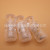 Factory Direct Sales White Single Hole Spring Fastener Mini Small String Clip Monocular Cylinder Small Spring Fastener