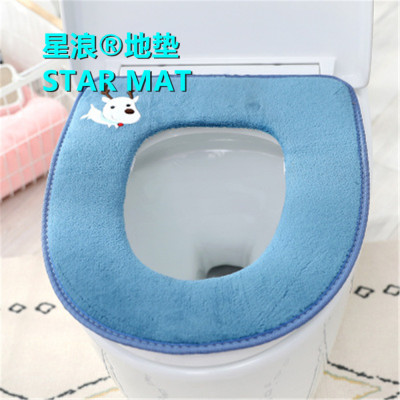  Thicken Toilet Cushion Seat Cushion Toilet Seat Cover Paste Toilet Mat Waterproof Universal Seat Toilet Seat Cover Pad