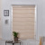 Punching-Free Simple Imitation Linen Shading Blinds Office Curtain Engineering Roller Curtain Bathroom Kitchen Soft Gauze Curtain