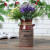 Creative Home Decoration Bag Linen Old Iron Flower Bucket Flower Ware without Flowers European Personality Fashion Iron Bucket